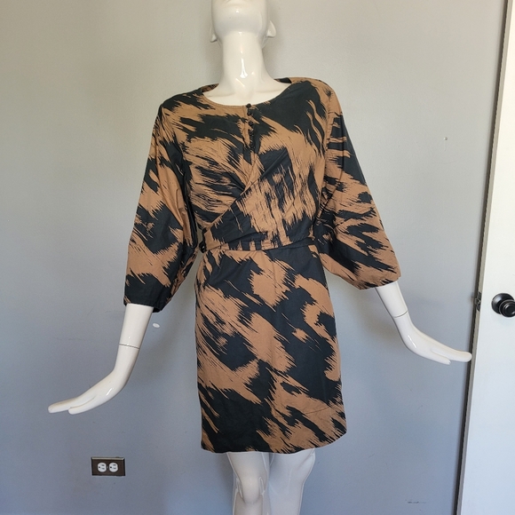 Apiece Apart Wrap Front Dress, VGUC, Size L